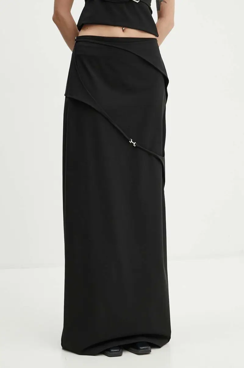 gonna colore nero W.12.039.BLK01