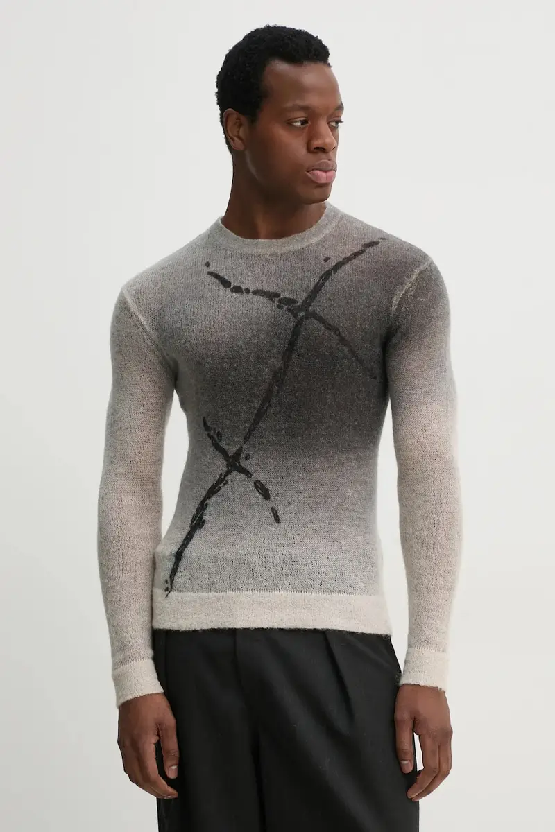 maglione uomo colore grigio PRESS25_07_071_ST18