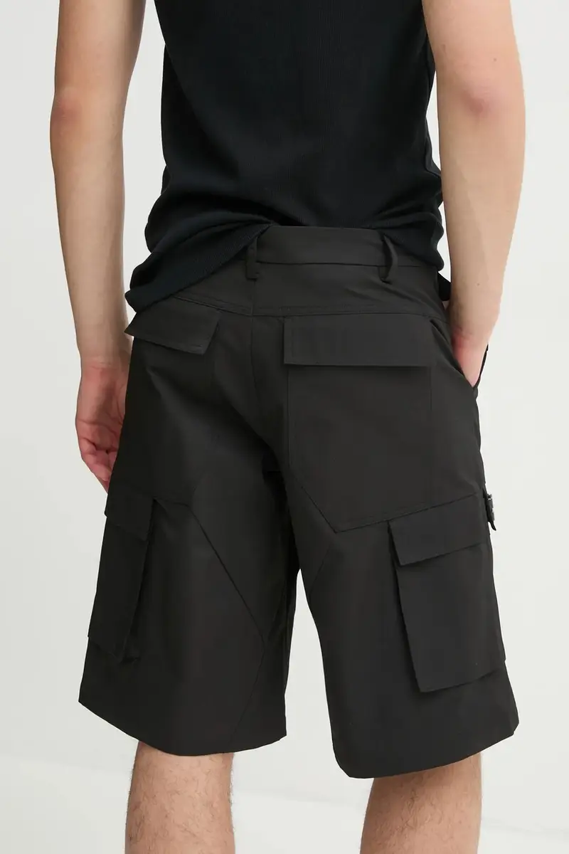 pantaloncini uomo colore nero PRESS25_M_10_163_BLK01_CO miniatura 3