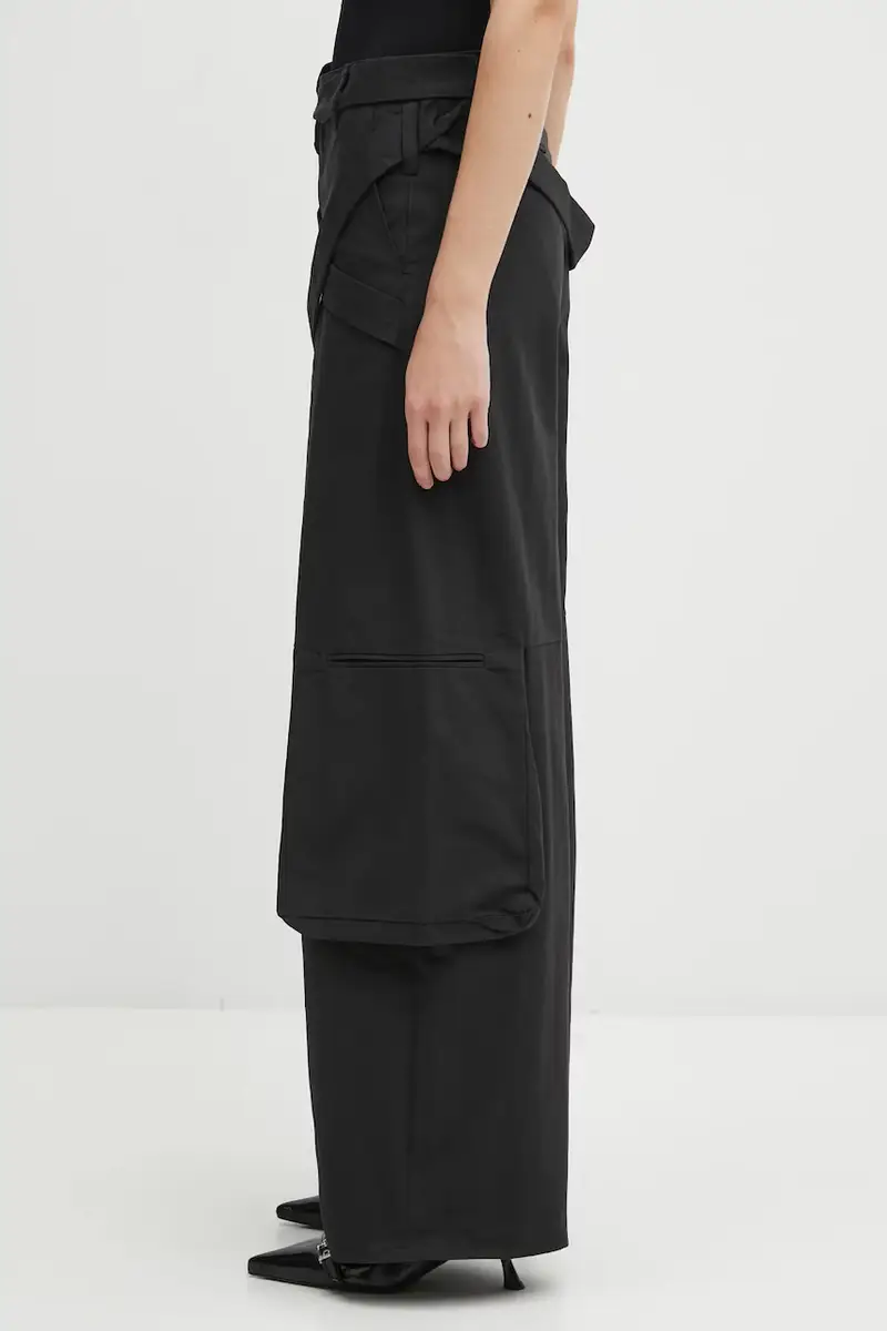 pantaloni donna colore nero AW25_W_10_220_BLK01 miniatura 2