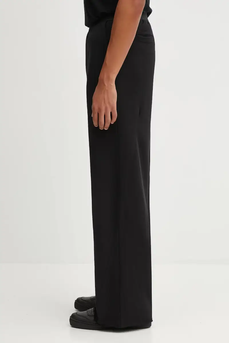 pantaloni tuta di cotone uomo colore nero AW25_M_10_215_BLK01 miniatura 2