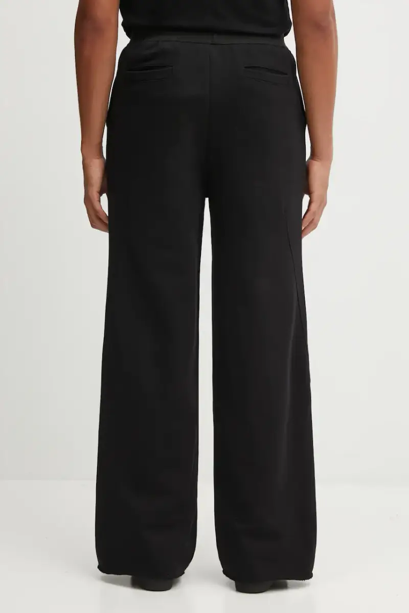 pantaloni tuta di cotone uomo colore nero AW25_M_10_215_BLK01 miniatura 3