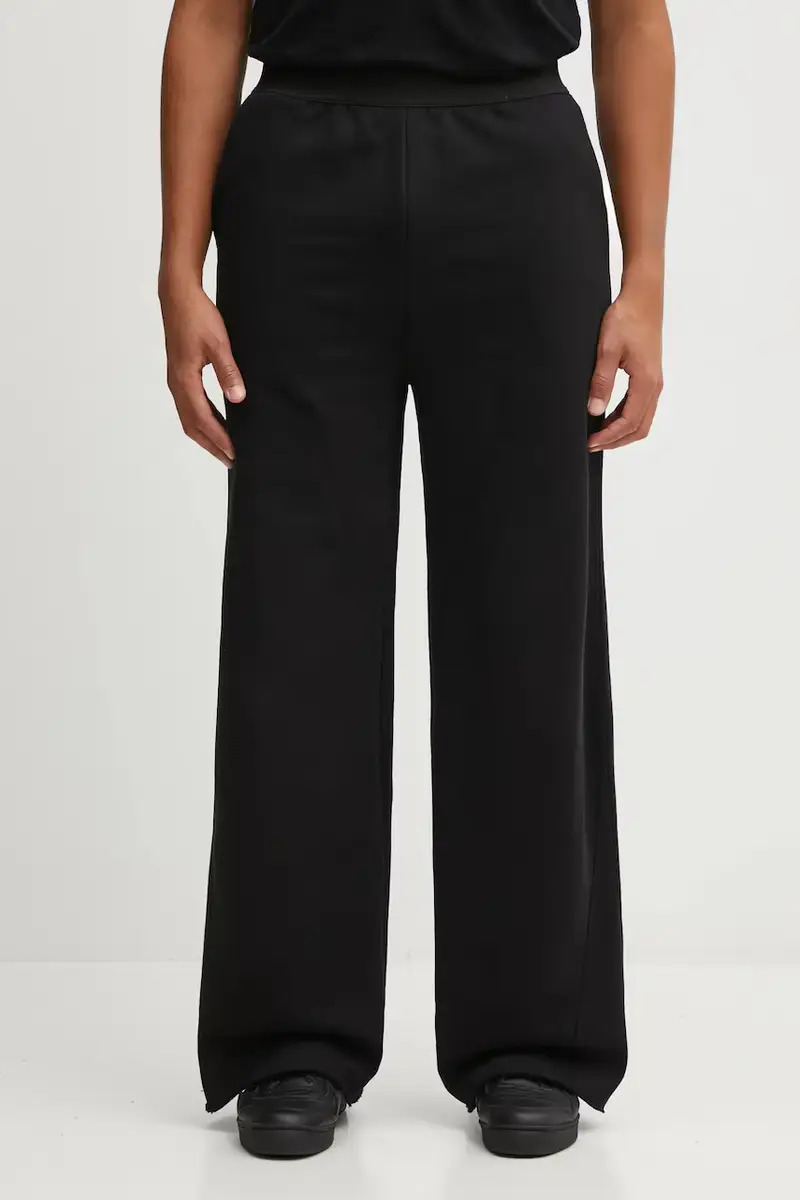 pantaloni tuta di cotone uomo colore nero AW25_M_10_215_BLK01