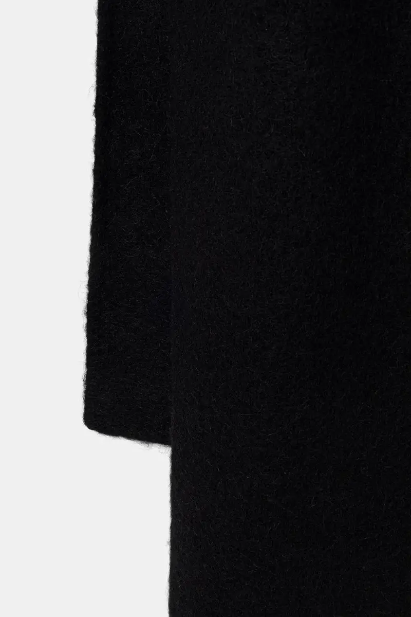 scialle con lana Nero miniatura 3