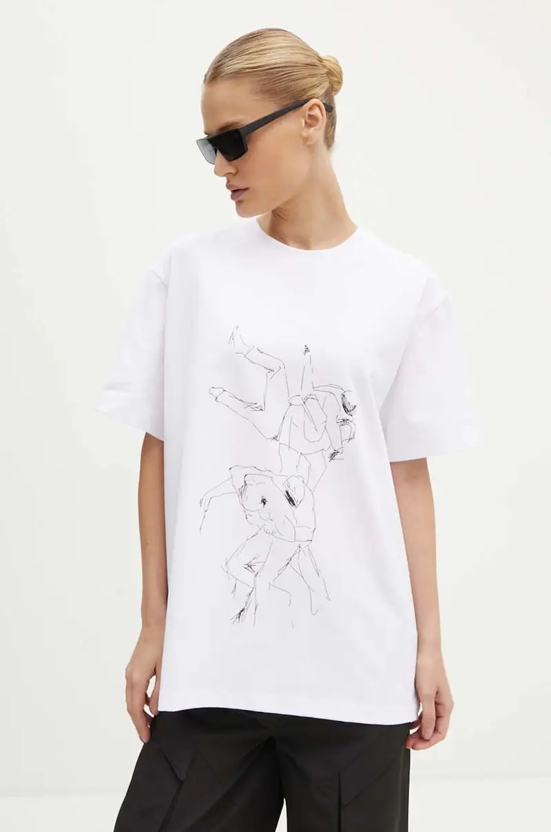 HELIOT EMIL T-shirt Bianco 4157239 miniatura 3