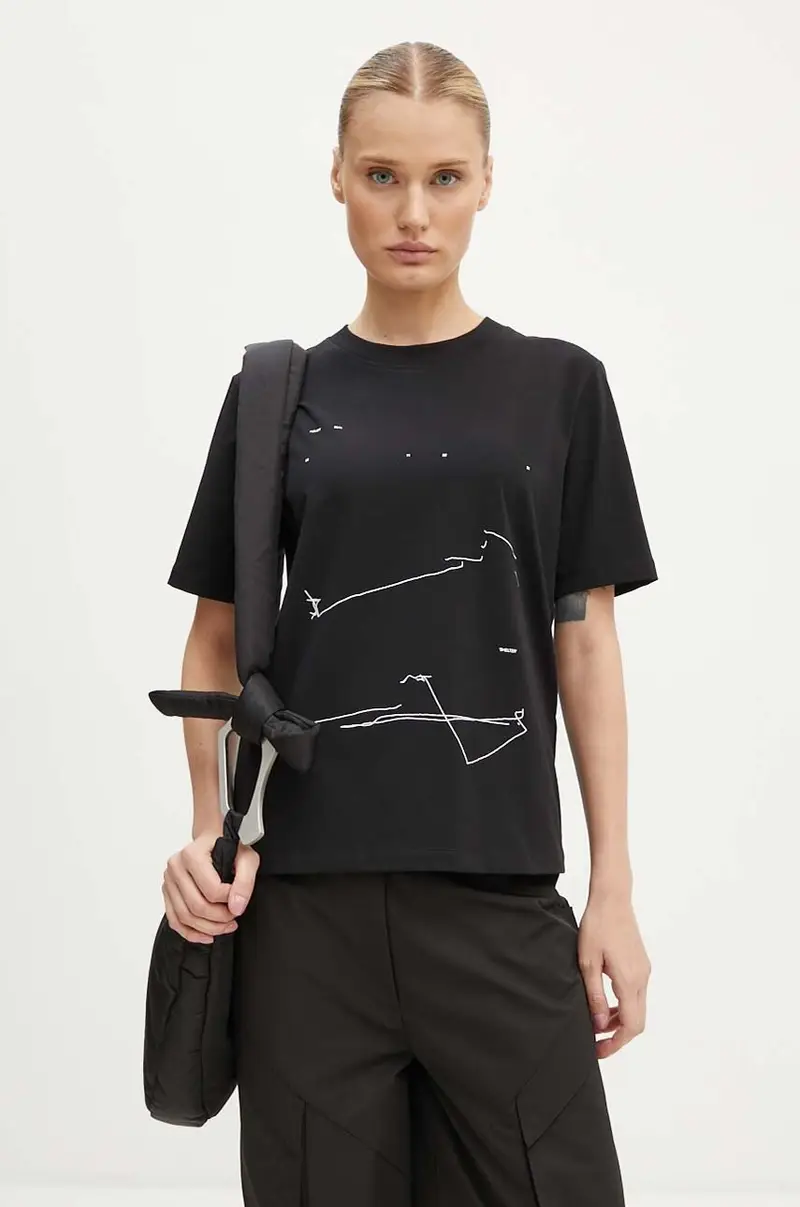 t-shirt colore nero W.09.126.BLK01