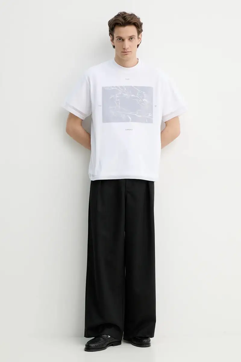 HELIOT EMIL T-shirt Uomo Bianco 2808663 miniatura 2