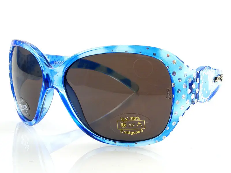 Hello Kitty Bambino HKS009 681 Occhiali da sole outlet Acetato Azzurro