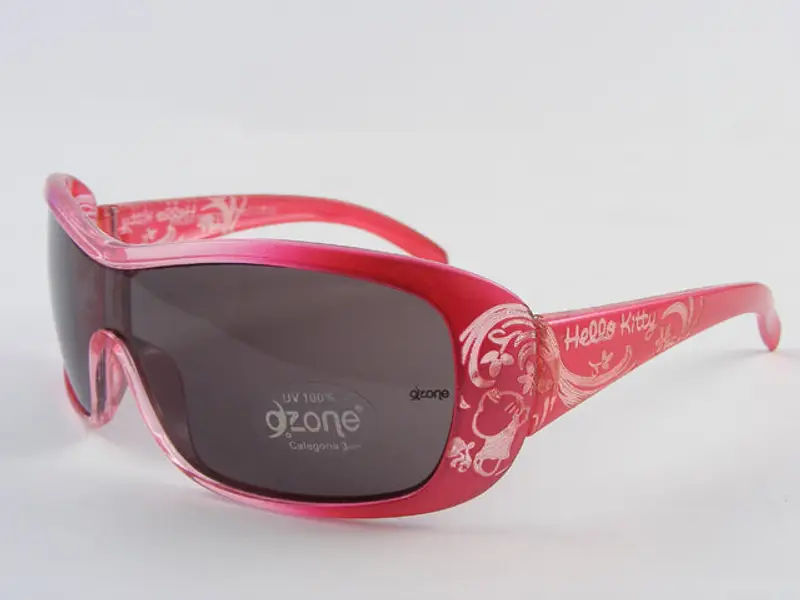 Hello Kitty Bambino HKS016 620 Occhiali da sole outlet Plastica Rosso