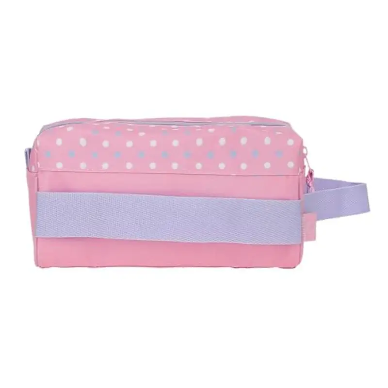 Hello Kitty Hearts & Dots, astuccio scolastico, a tracolla, realizzato in poliestere, Rosa, Tracolla miniatura 3