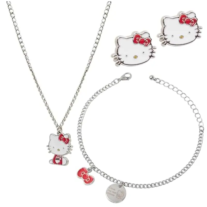 HELLO KITTY Set Gioielli Bambina e Adolescenti