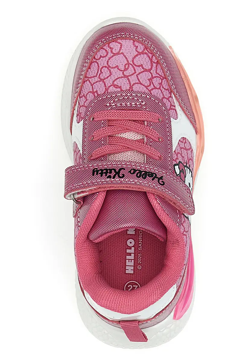 Sneakers rosa con luci e velcro Hello kitty H13056MC [MULTI] miniatura 4
