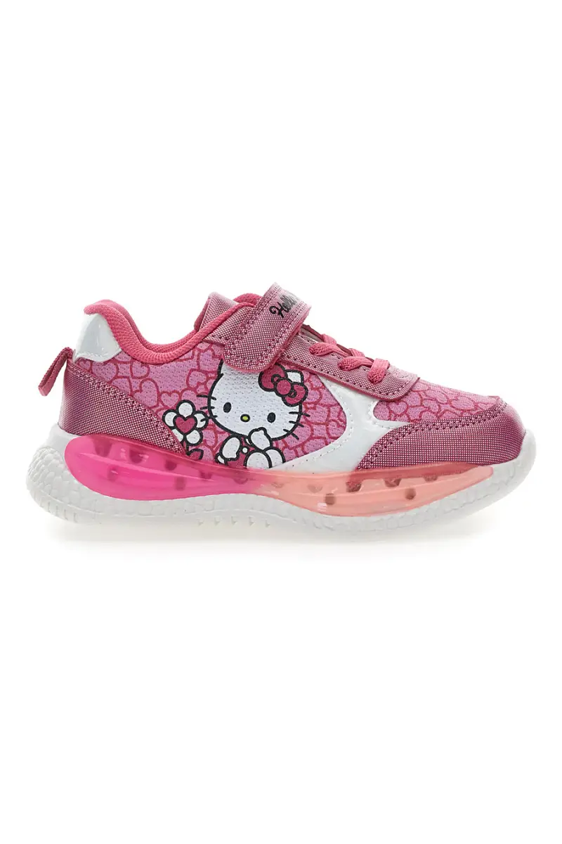 Sneakers rosa con luci e velcro Hello kitty H13056MC [MULTI]