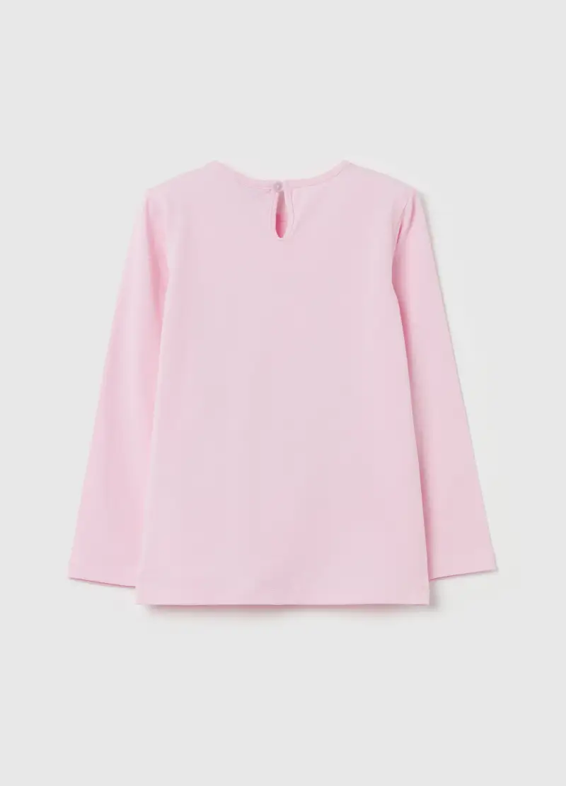 T-shirt A Maniche Lunghe Stampa Hello Kitty, Bambina, Rosa miniatura 2