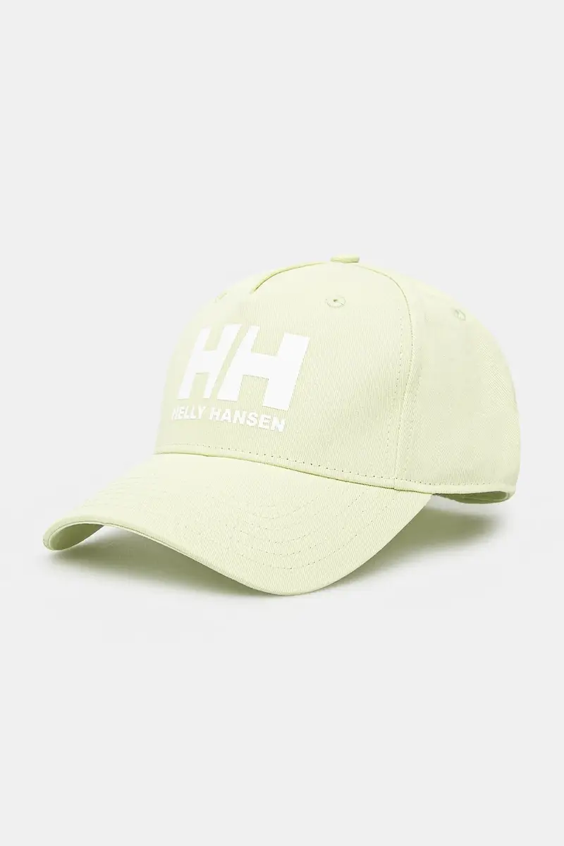 berretto da baseball in cotone Czapka Helly Hansen HH Ball Cap 67434 001 colore giallo Verde