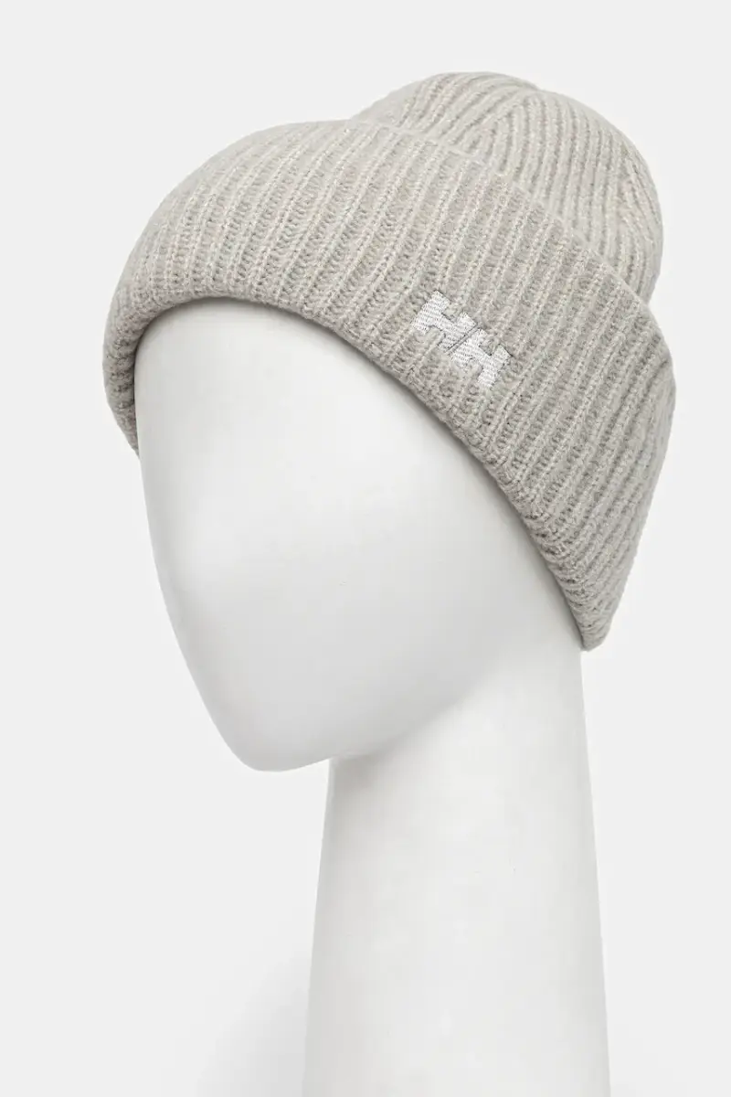 berretto SOFT RIB BEANIE colore grigio 67531 miniatura 2