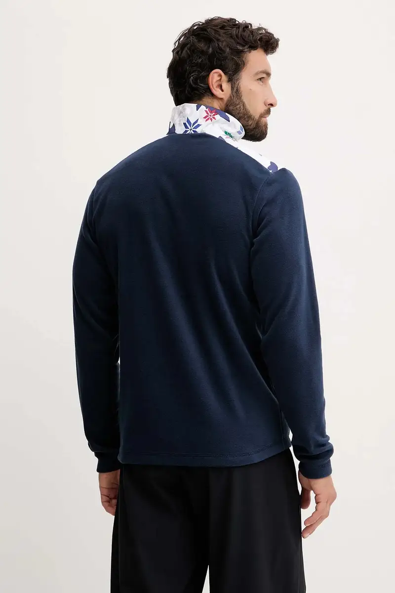 felpa da sport Daybreaker uomo colore blu navy con applicazione miniatura 3