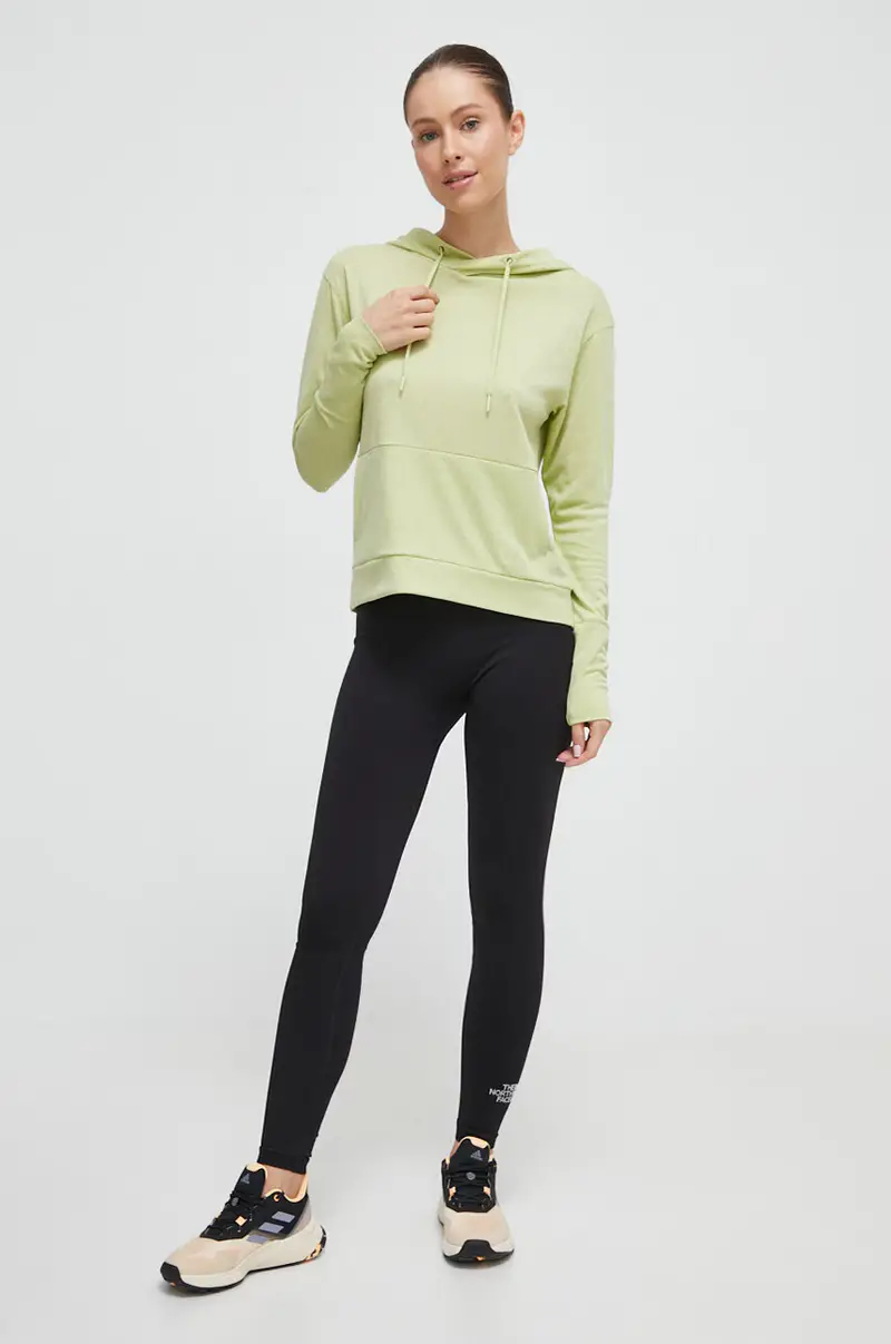 felpa da sport Lifa Tech 0 donna con cappuccio 33977 Verde miniatura 2