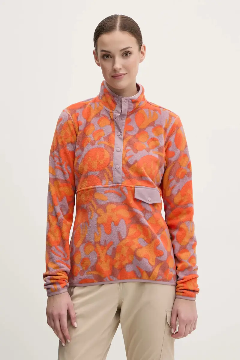 felpa da sport Maridalen colore arancione 63430