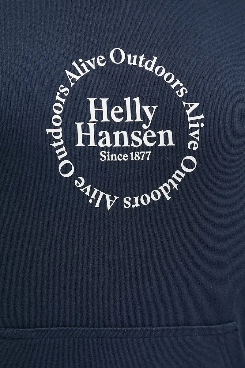 felpa donna colore blu navy con cappuccio con applicazione 54239 miniatura 5