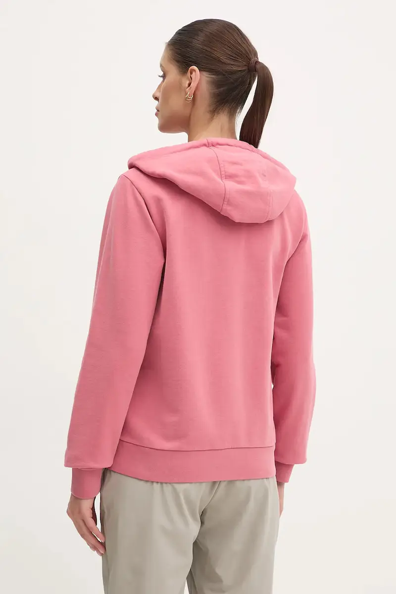 felpa in cotone donna colore rosa con cappuccio 34461 miniatura 3