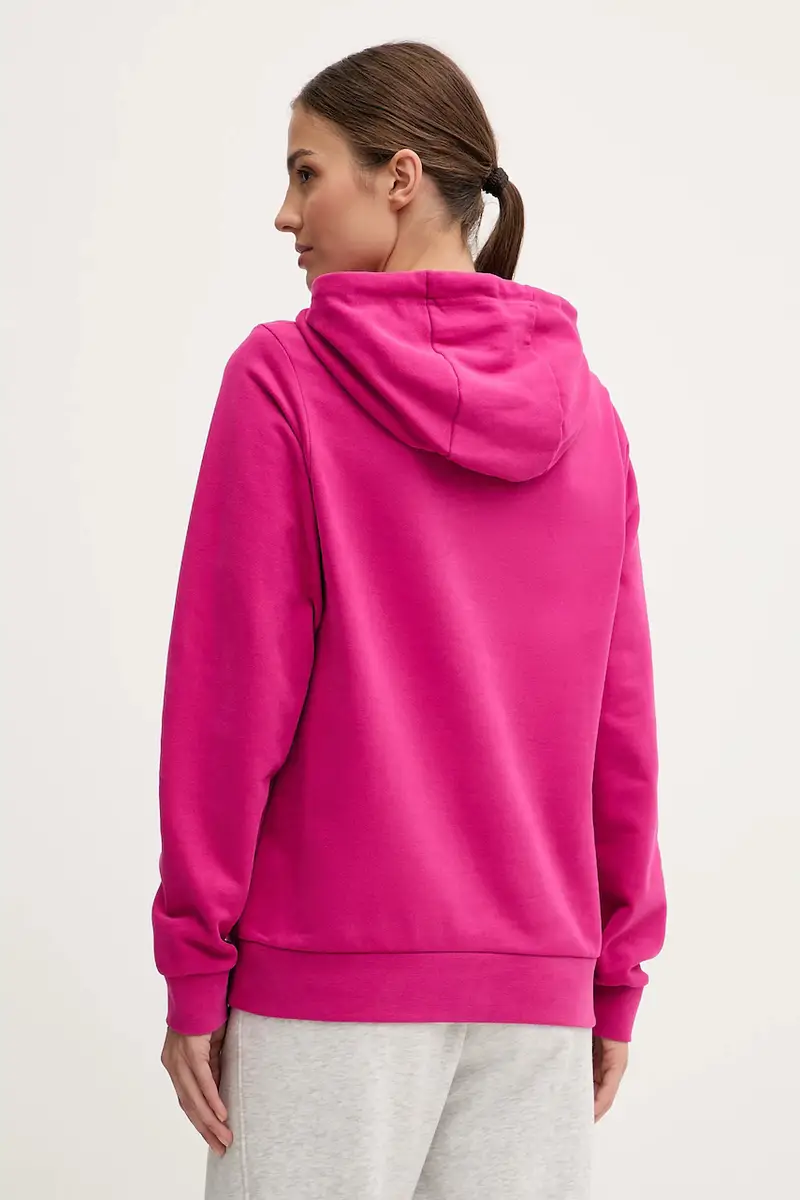 felpa in cotone HH LOGO 2.0 donna colore rosa con cappuccio 34460 miniatura 3