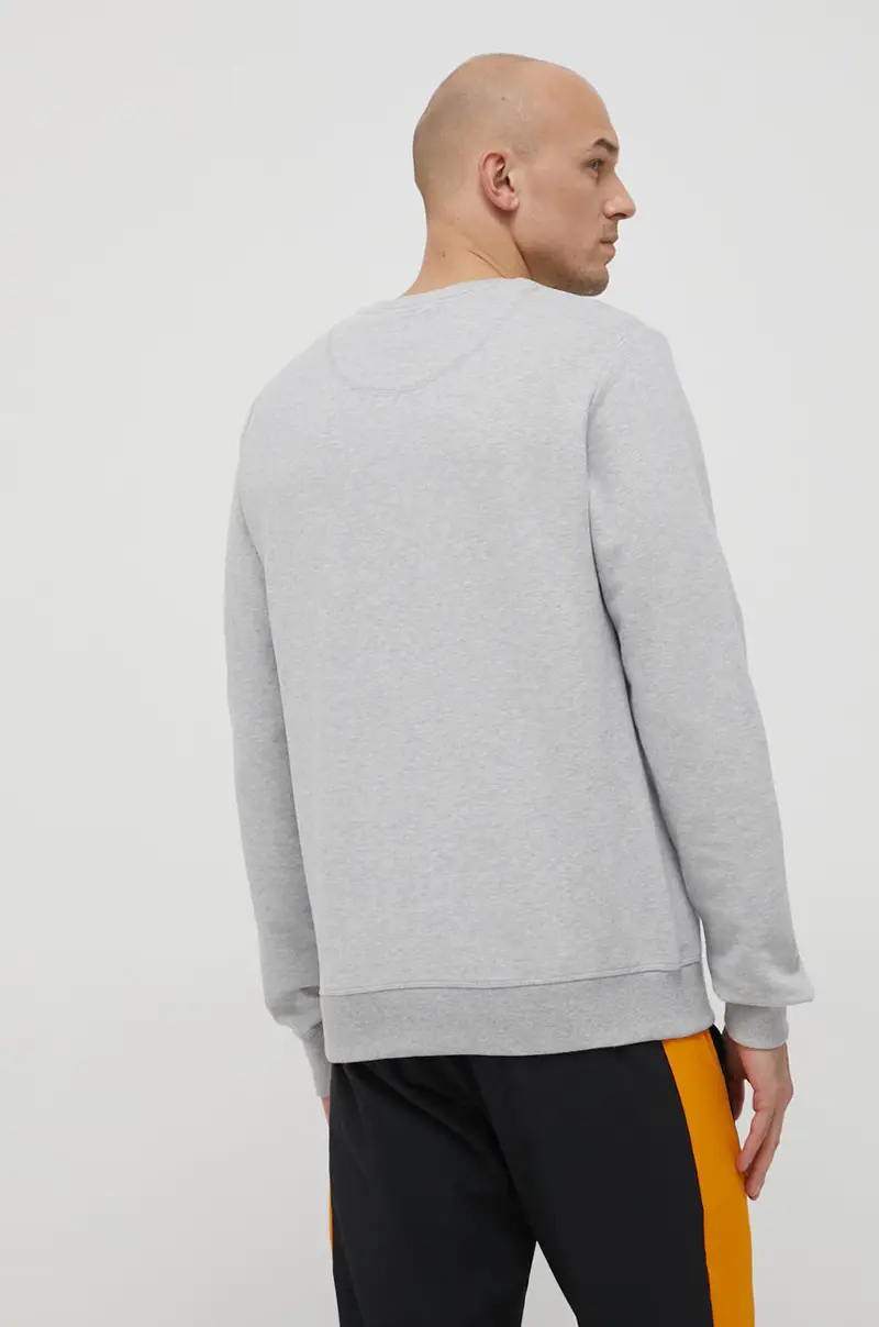 felpa in cotone uomo colore grigio 34000 miniatura 3