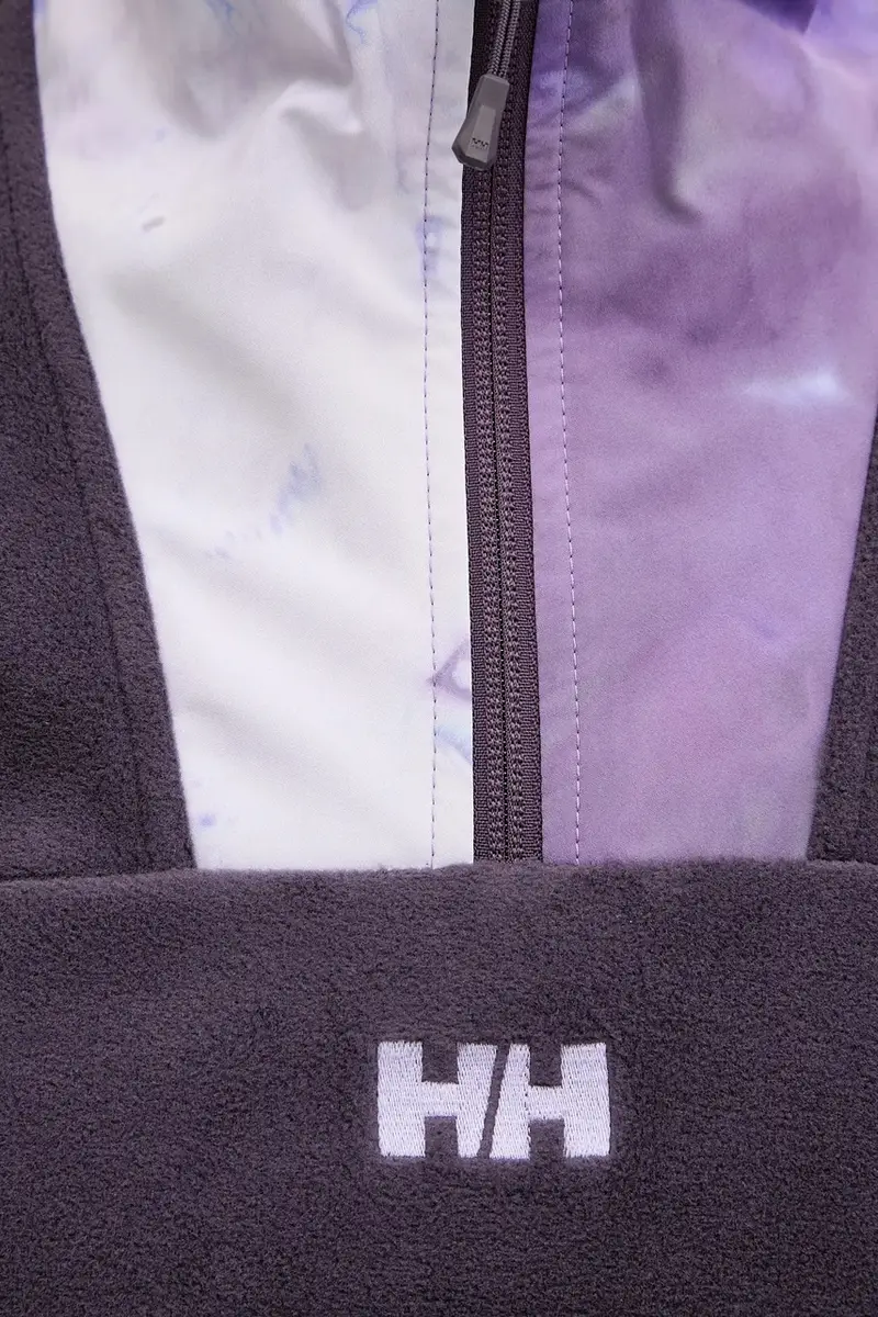 felpa in pile DAYBREAKER donna colore violetto con applicazione 49561 miniatura 5