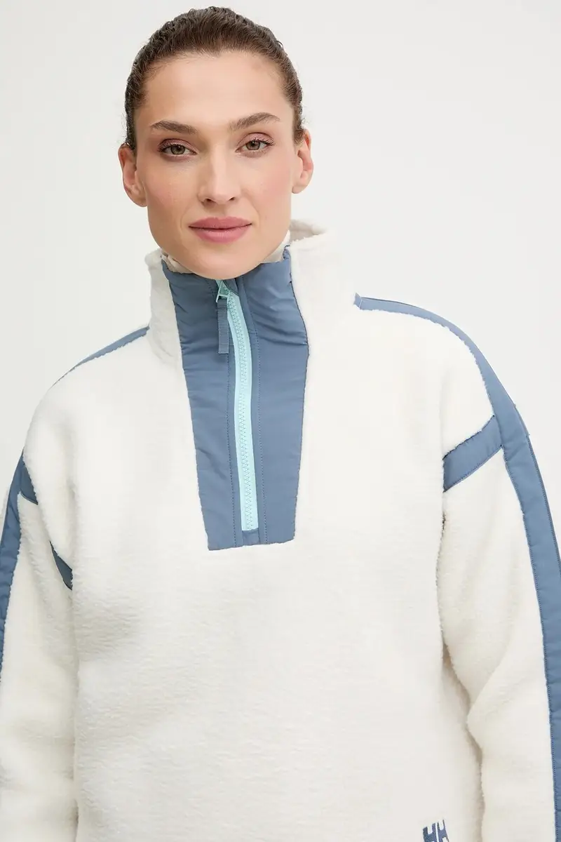 felpa in pile IMPERIAL donna colore beige 49581 miniatura 4