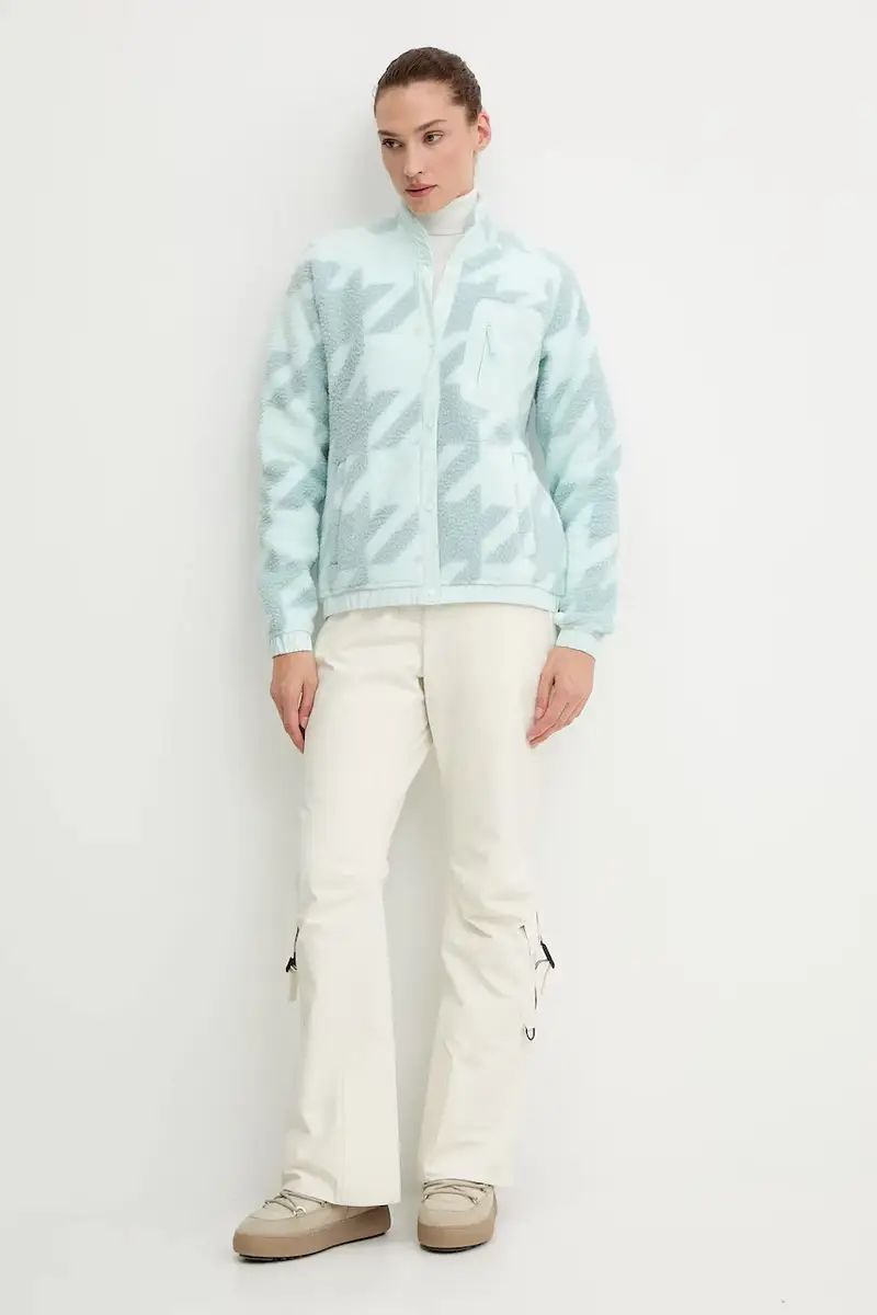 felpa in pile IMPERIAL donna colore turchese 63373 miniatura 2