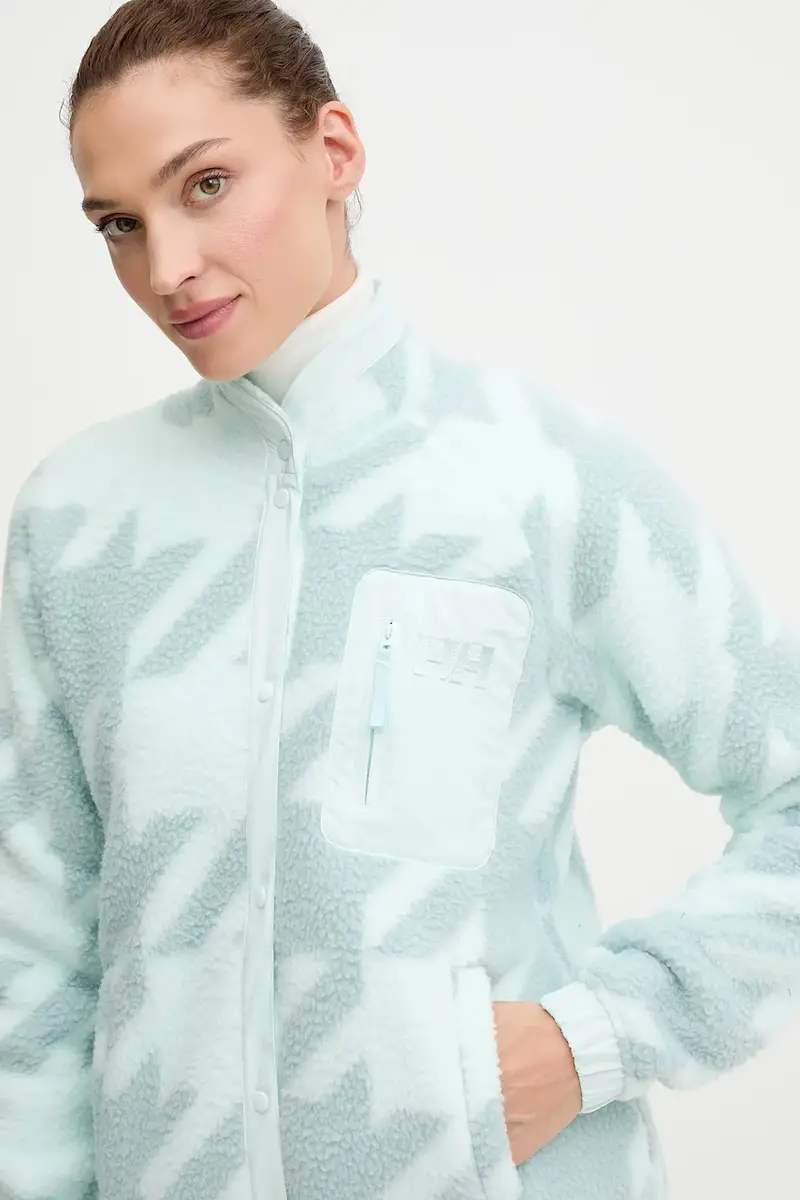 felpa in pile IMPERIAL donna colore turchese 63373 miniatura 4