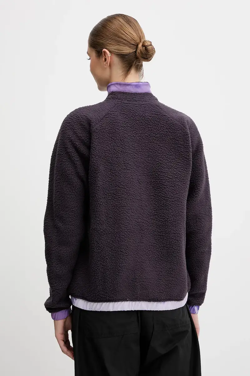 felpa in pile IMPERIAL donna colore violetto 63372 miniatura 3