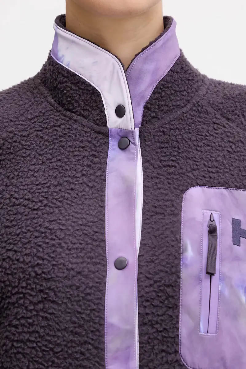 felpa in pile IMPERIAL donna colore violetto 63372 miniatura 5