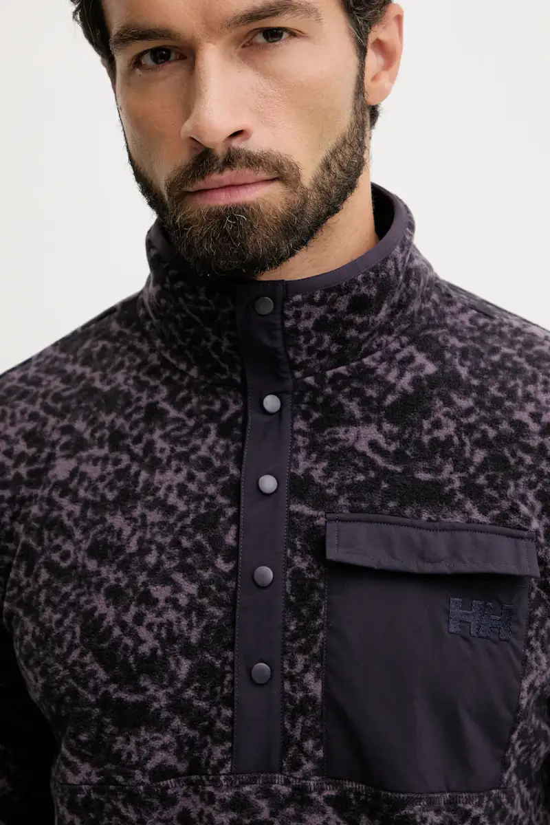 felpa in pile MARIDALEN uomo colore violetto 63429 miniatura 4