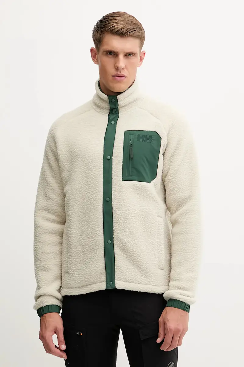 felpa in pile PANORAMA uomo colore beige 63348