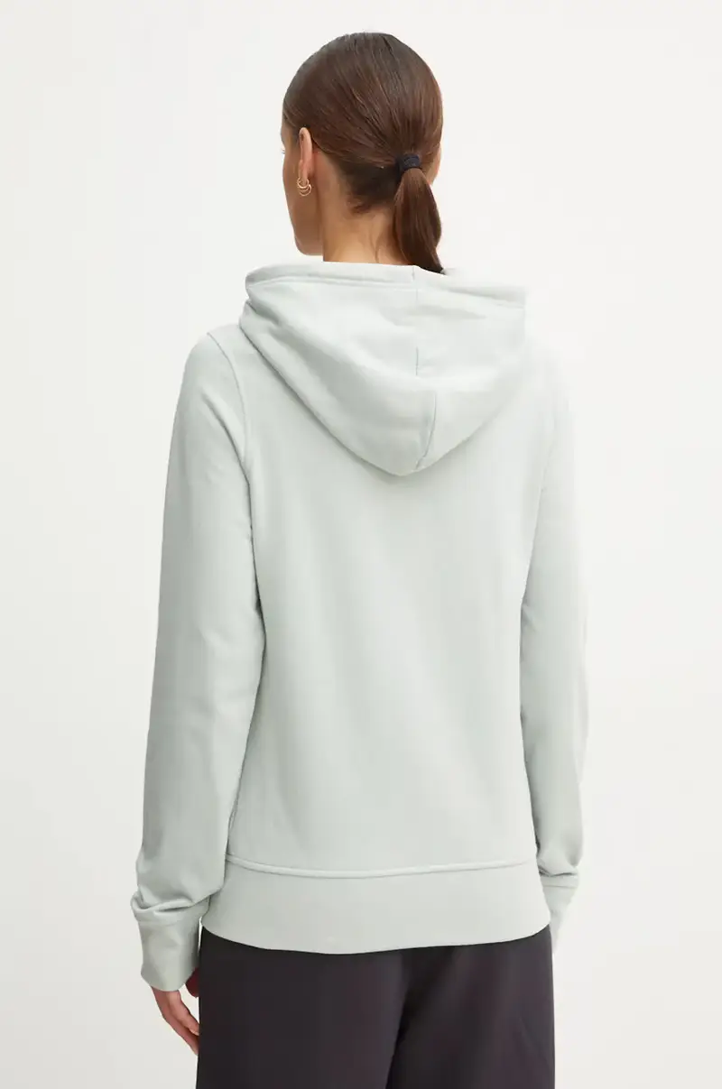 felpa NORD GRAPHIC donna colore blu con cappuccio 62981 Verde miniatura 2