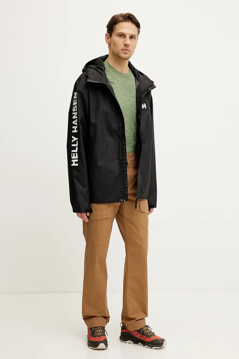 giacca impermeabile Ervik uomo colore nero 64032 miniatura 2