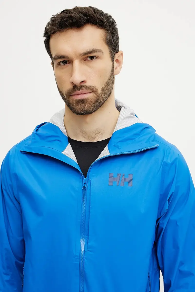 giacca impermeabile LOKE TERRA uomo colore blu 63365 miniatura 4