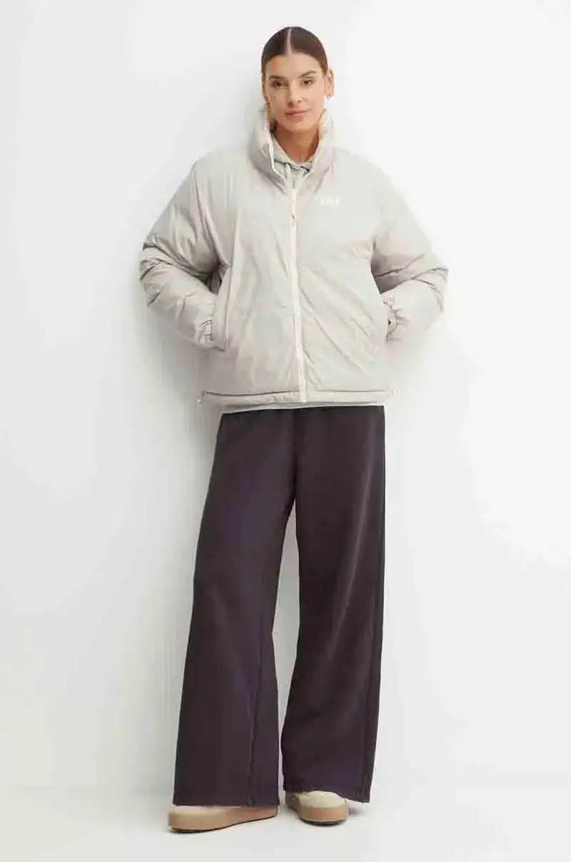 giacca reversibile donna colore beige miniatura 3