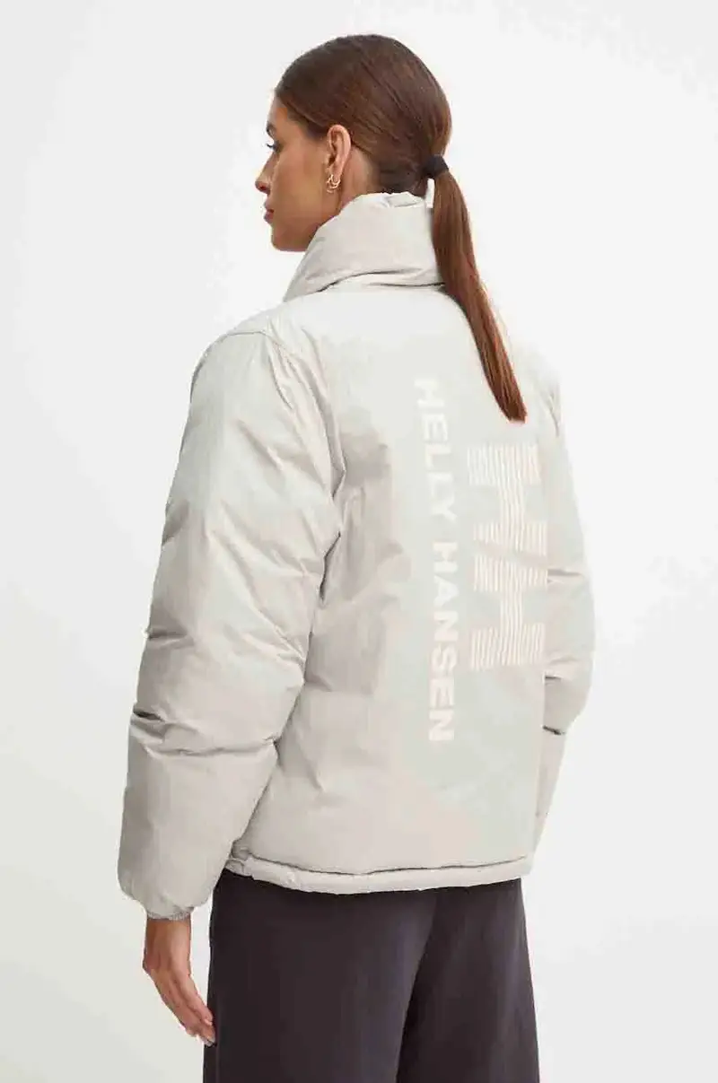 giacca reversibile donna colore beige miniatura 5