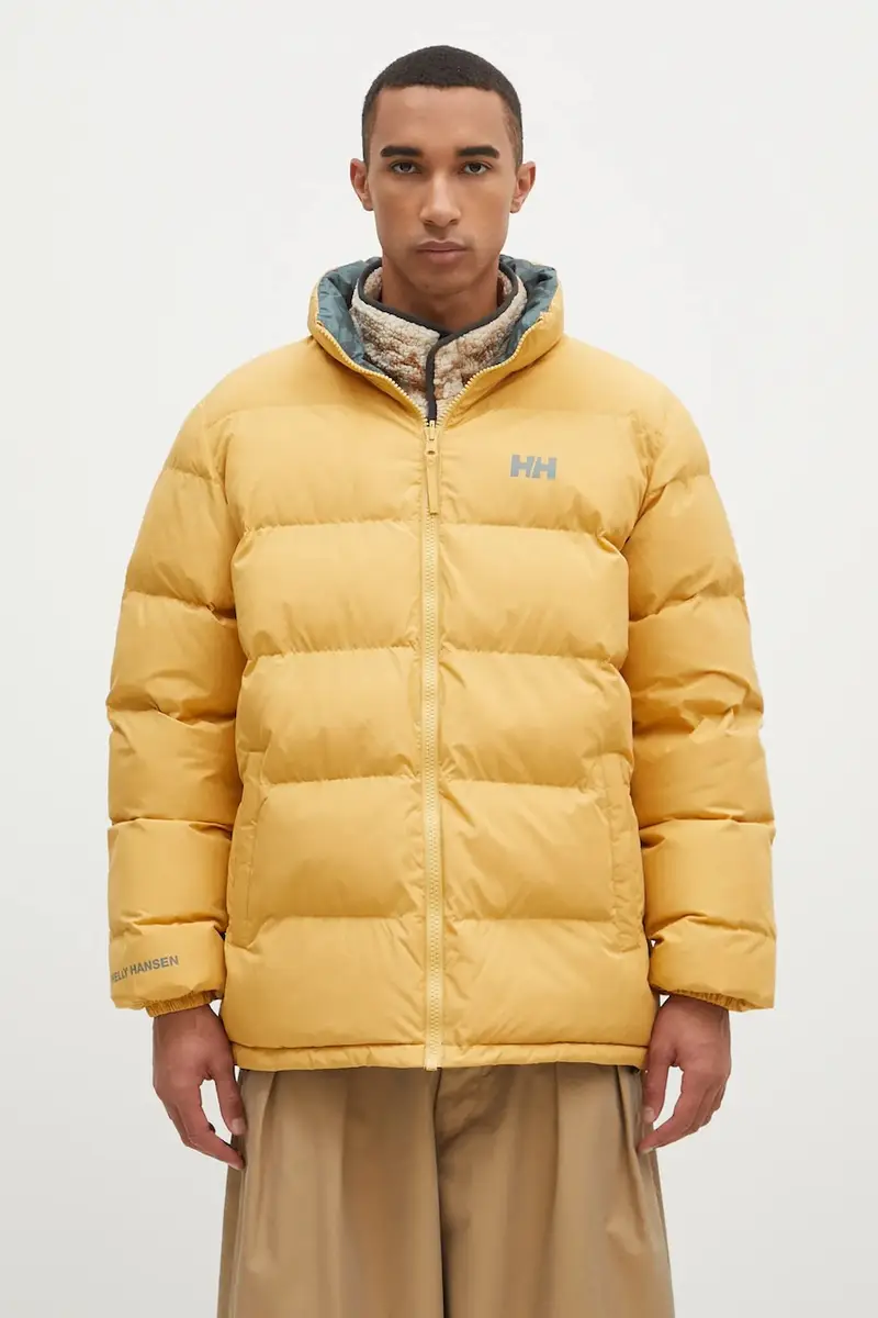 giacca reversibile uomo colore giallo