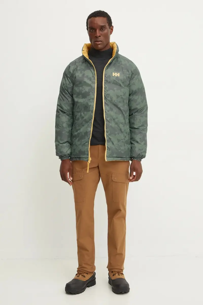 giacca reversibile uomo colore giallo miniatura 3