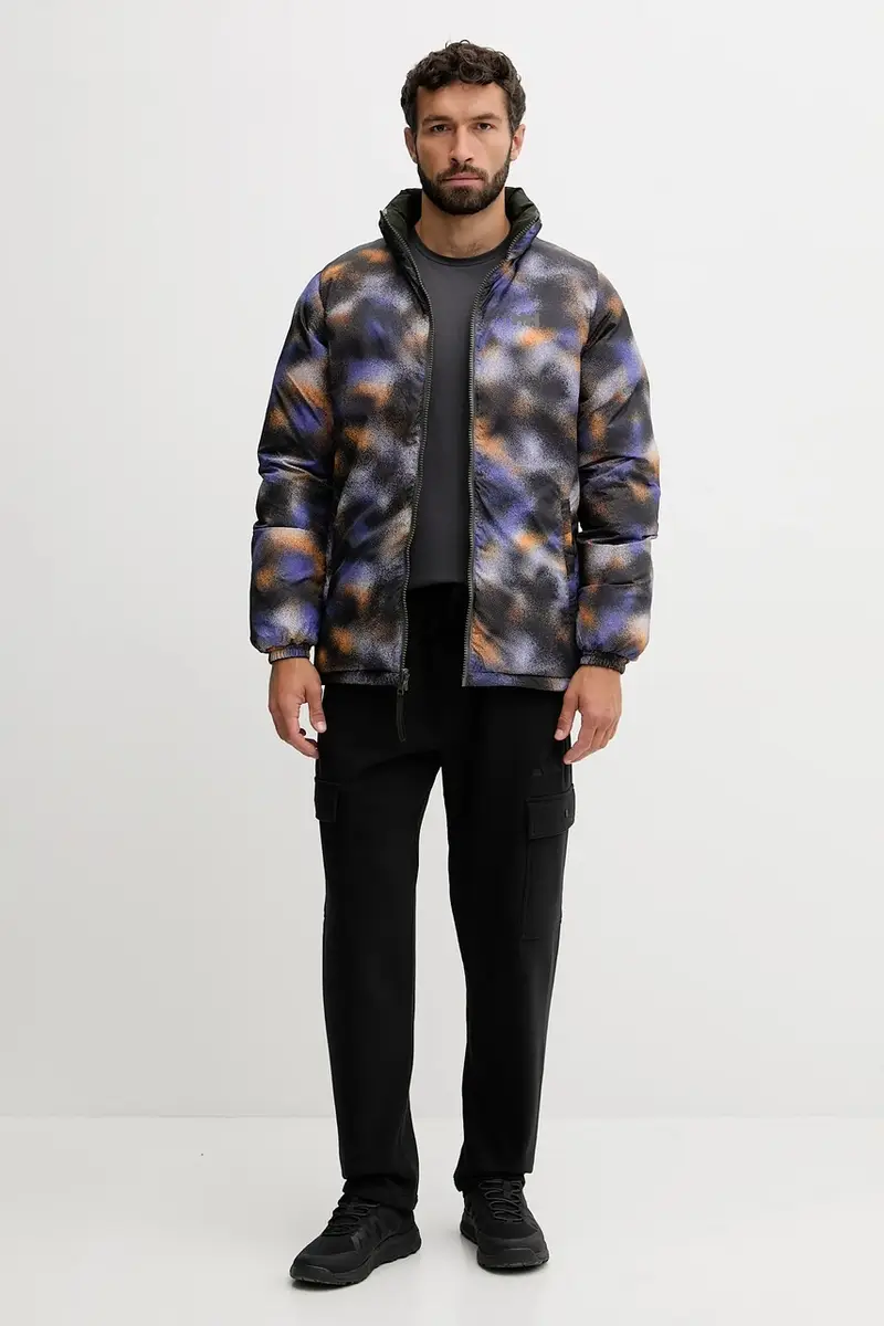 giacca reversibile YU 23 REVERSIBLE PUFFER uomo colore nero 54060 Verde miniatura 3