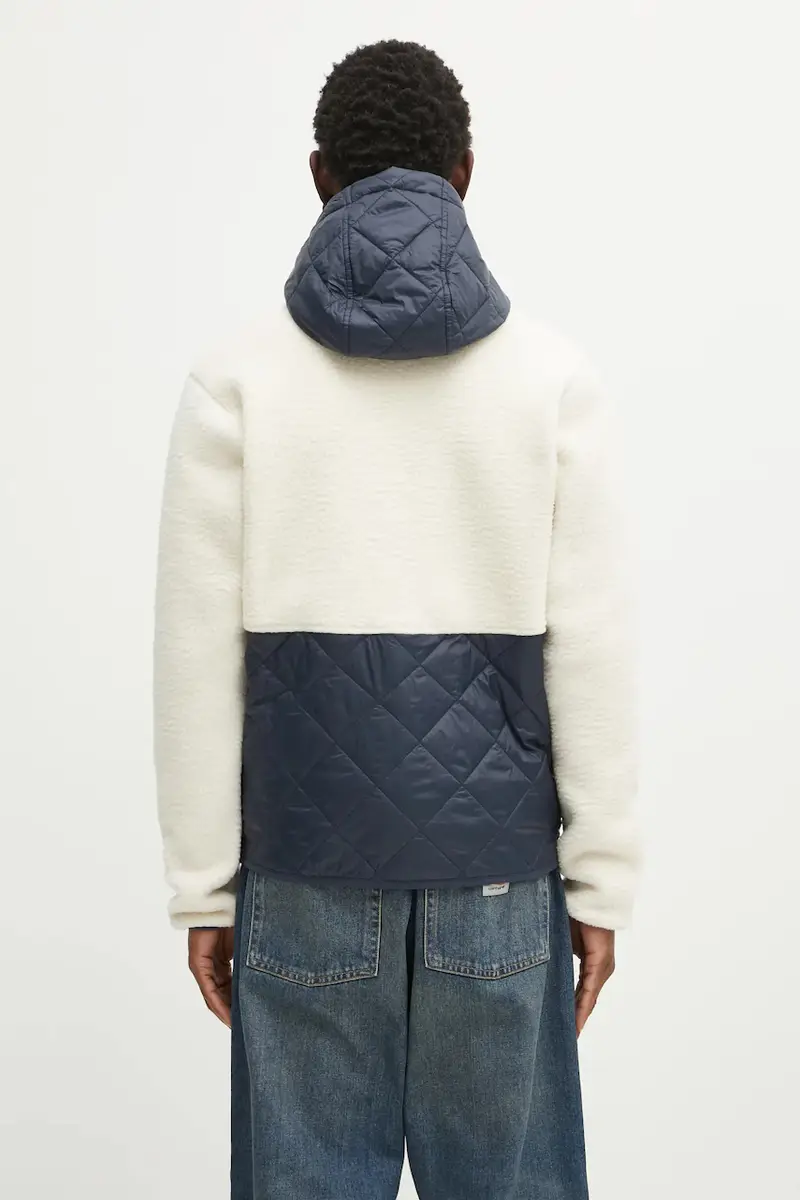 giacca STOWE HOODED HYBRID JACKET colore blu navy 54500 miniatura 3