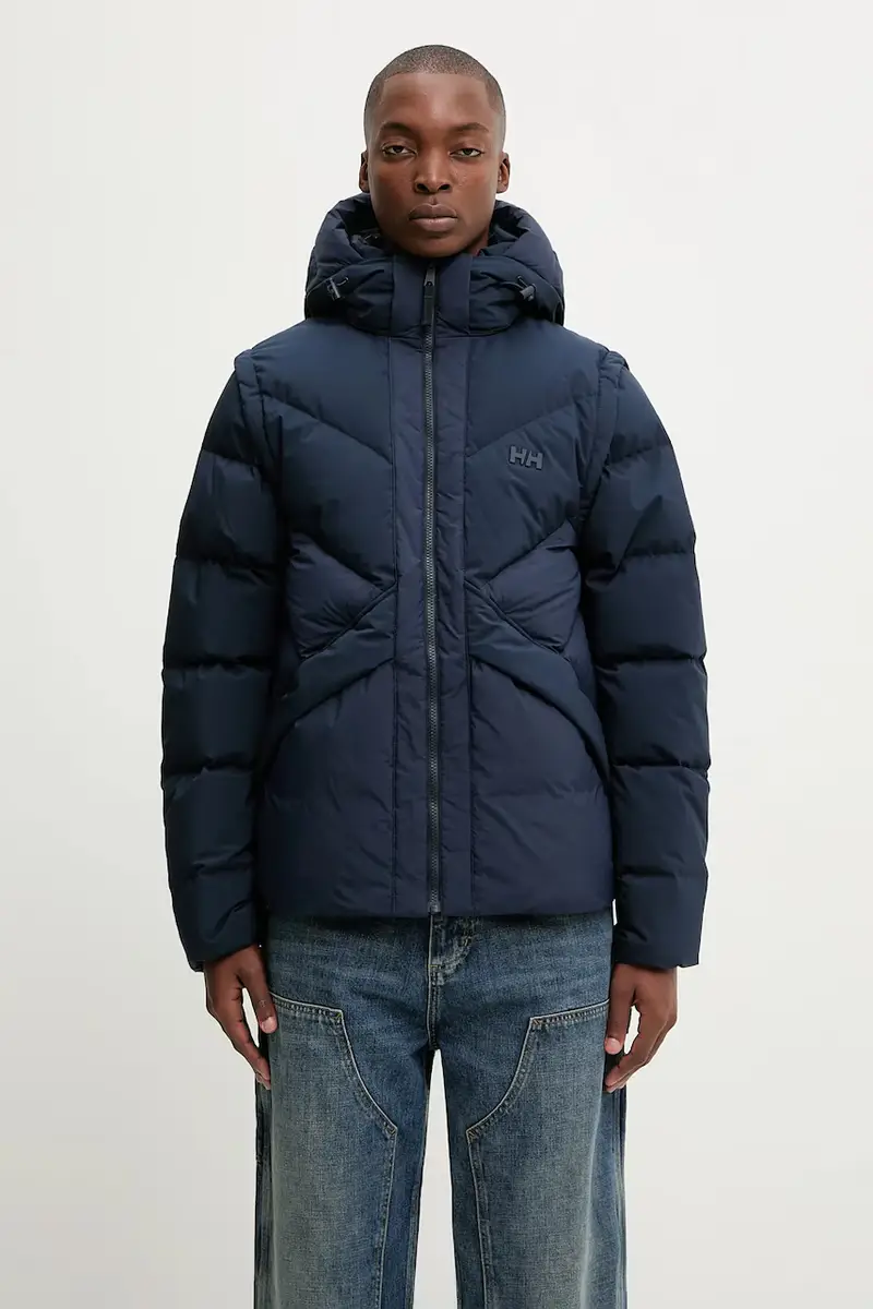 giacca VILLAGE MODULAR DOWN JACKET colore blu navy 54492