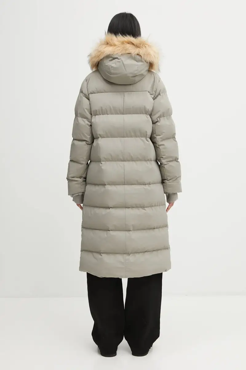 giacca W ARIA LONG PARKA colore beige 54512 miniatura 3