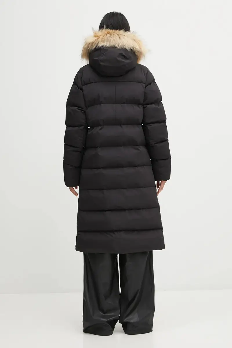 giacca W ARIA LONG PARKA colore nero 54512 miniatura 3