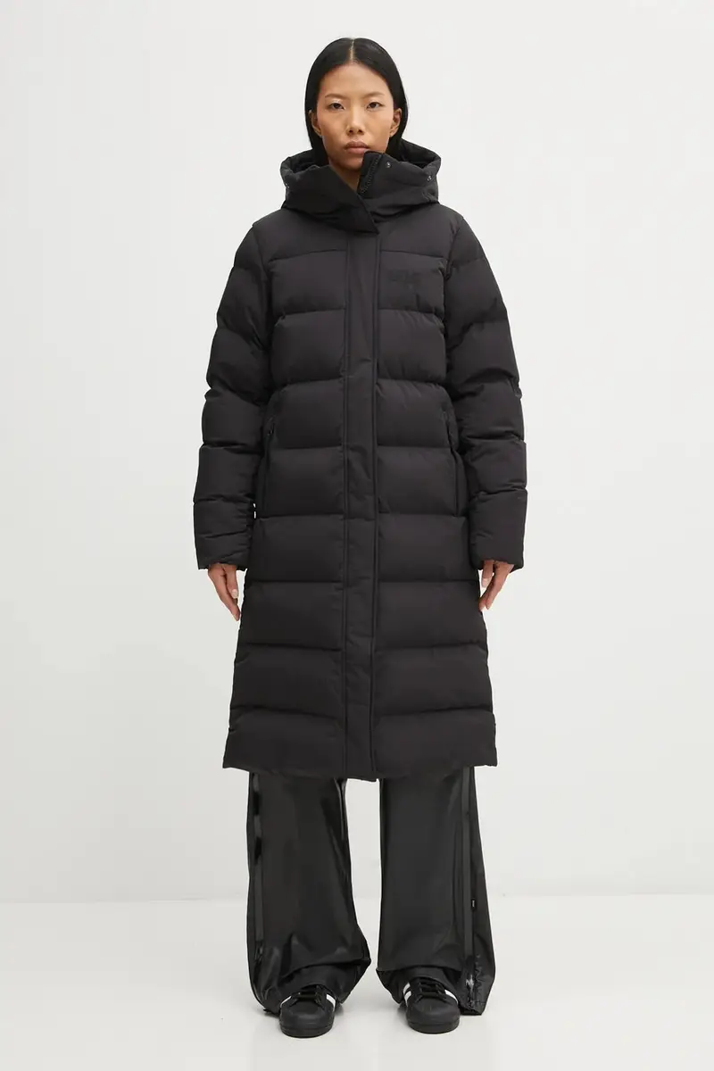giacca W ARIA LONG PARKA colore nero 54512 miniatura 4