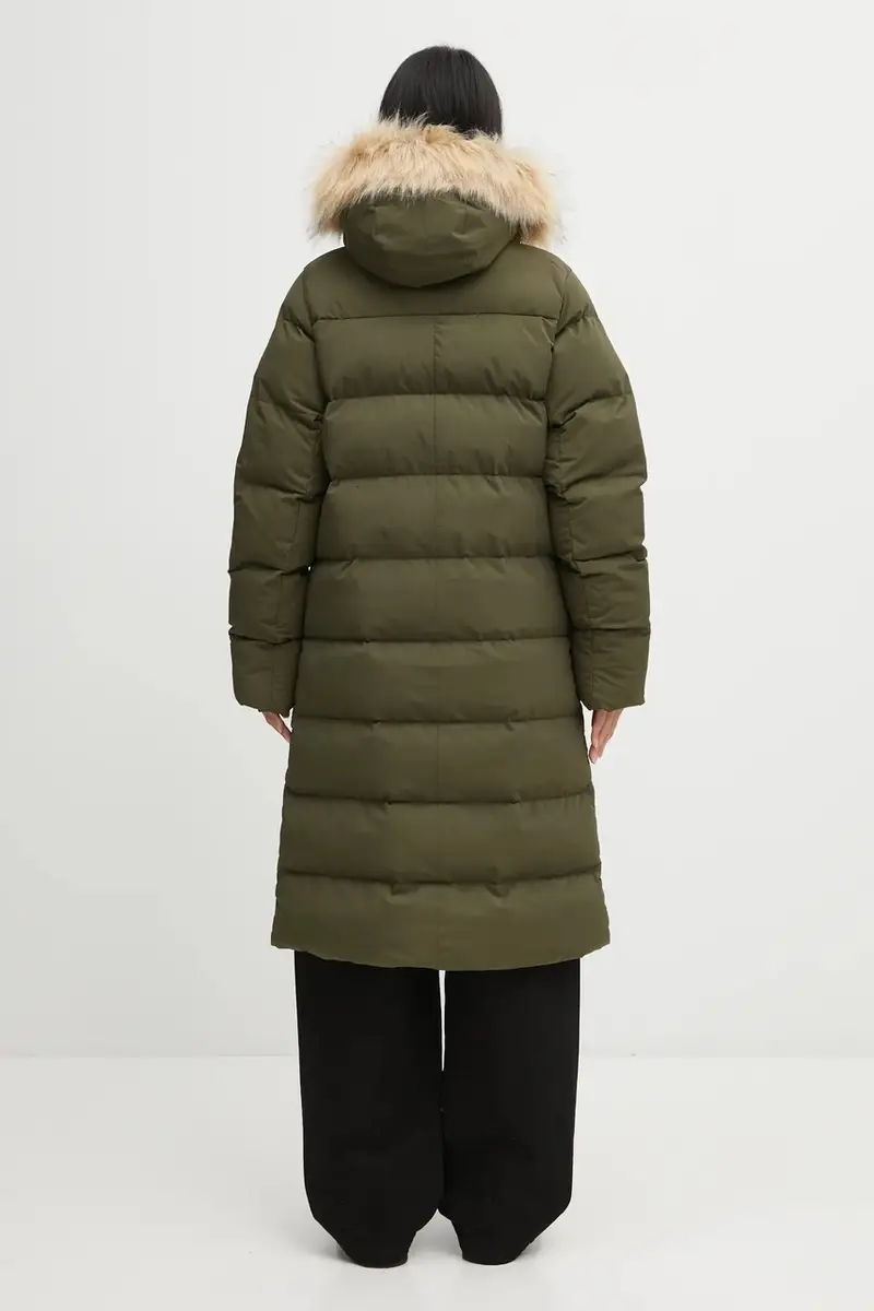giacca W ARIA LONG PARKA colore verde 54512 miniatura 3