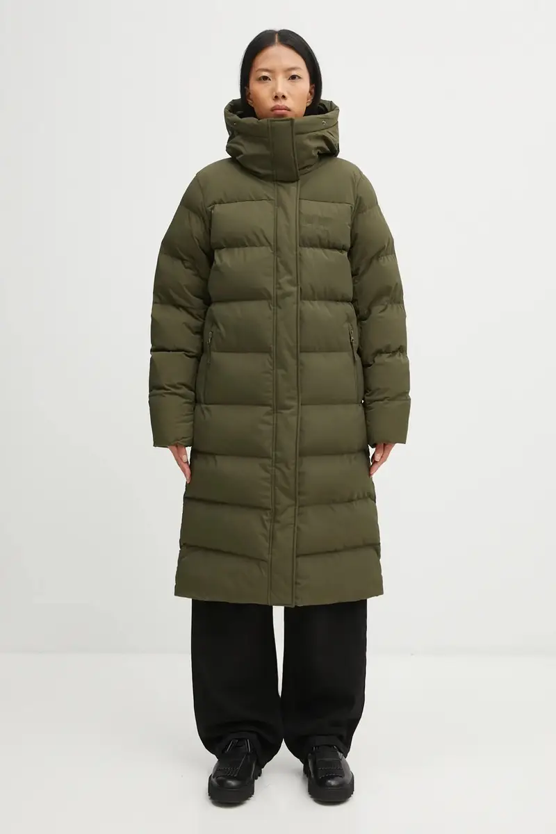 giacca W ARIA LONG PARKA colore verde 54512 miniatura 4